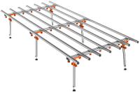 Рабочий стол для крупноформатной плитки ASPRO W3600x1500