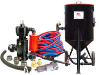 Пескоструйный аппарат PST-250 с фильтром, КПДУ twin 10 п.м.